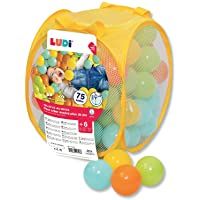 Ludi 2798 - Cesto de 75 bolas para juegos